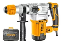 Rotomartillo Ingco Rh150038 1500w 850rpm 5 5j 4400 Bpm Color Amarillo Frecuencia 50/60hz