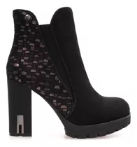 Botas Botinetas Lady Stork Nelly Taco 10cm Urbanas Mujer