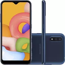 Celular Samsung Galaxy A01 Core Dual Sim 16 Gb Azul + Brinde