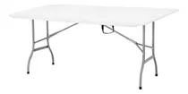 Mesa Plegable De 1.80 M Just Home Collection 109622 Smac Color Blanco