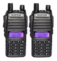 Kit X 2 Handy Baofeng Uv-82 Bateria Recargable Walkie Talkie