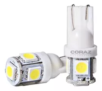 Piojitos Led Posicion Freno Cortesia Patente Blanco 5w X10