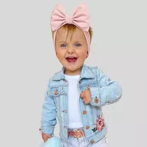  Jaqueta Casaco Infantil Inverno Puffer Meninas 1 A 2 Anos