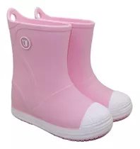 Bota Lluvia Impermeable Nena Nene Niños Color Moda 21 A 34