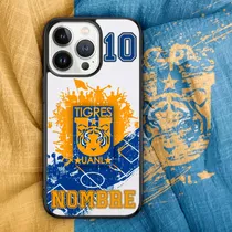 Funda Tpu Club Tigres Uanl Logo Personalizada Nombre Número