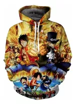 Chaqueta  Con Capucha Cosplay Anime Rey De Los Mares Luffy