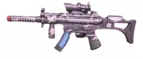 Rifle Mp5 Sonido Láser Y Luces Utilería