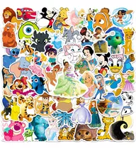 Disney Caricatura Animación A Escoger 50 Calcomanias Sticker