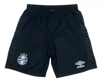 Calção Umbro Grêmio Of 1 2022 Preto Jogador Atleta C/unimed