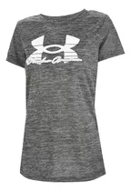 Remera Under Armour Tech Twist Script De Mujer 0549 Mark