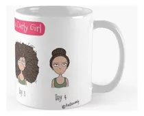 Taza La Vida Cotidiana De Una Niña Rizada Calidad Premium