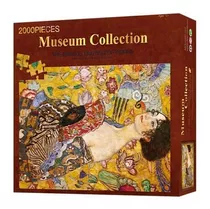 Quebra-cabeça Mulher Com Leque De Gustav Klimt - 2000 Pcs