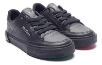 Zapatillas Trap Kickers De Niños Negras Colegial