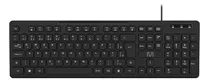 Teclado Com Fio Multi 180cm Teclas Redondas Usb Preto -tc294