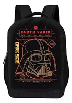 Mochila Star Wars Lucasfilm Bolsa Acolchada Malla Aire Negra