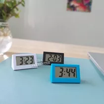 Relógio Digital De Mesa Mini Portátil Compacto Carro Idoso