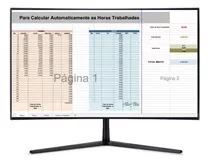 Planilha Calculo De Horas Trabalhadas Excel