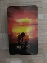 Lata Rei Leão 2019 Cinemark Fita Verde Vhs C/ Quebra-cabeças