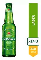 Cerveza Heineken Rubia Porron 330ml Pack X24 La Barra Oferta