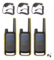 Trio De Handies Motorola T470 + 3 Cargadores 12 V