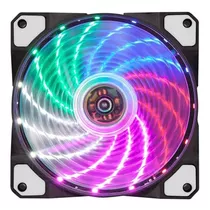 Cooler 12 Cm Con 15 Leds Rgb Netmak Nm-12rgb