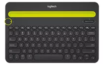 Teclado Bluetooth Multi-device Preto K480 Logitech Padrão Us