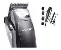 Maquina De Cortar Pelo Barba Patilla Cortadora Winco W3000 Color Negro/plata