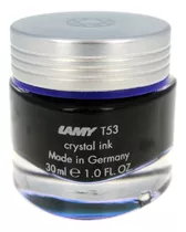 Tinta Lamy Crystal T53 Estilografica X  30 Ml Azurita