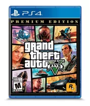 Grand Theft Auto V Rockstar Games Ps4 Físico Premium Edition