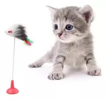 Brinquedo Varinha Com Ventosa Interativo Divertido Para Gato