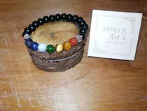 Pulsera 7 Chakras Piedras 100% Naturales Garantizadas 