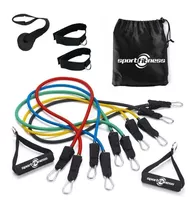 Bandas Elasticas Kit Teratubos Sportfitness Set X5 Ejercicio