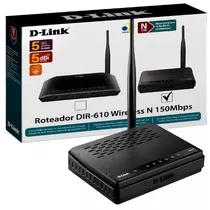 Roteador Wifi D-link 150mbps Dir-610 Com Antena 5dbi Externa