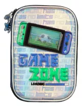 Footy Cartuchera Game Zone 2 Cierres F32034 Color Azul