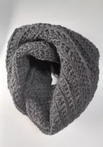 Bufanda Cuello Infinito Tejida A Crochet