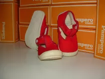 Lote De 30 Pares Zapatillas Guillerminas Pampero Rojas 19-24