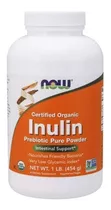 Now Foods Batido Puro De Inulin Orgánico Certificado  16 Oz!