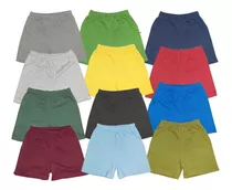 Short De Bebe 100% Algodon Premium  Talle 1-2-3  Pack X 6