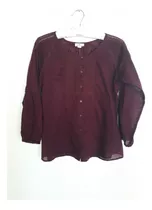 Blusa  Camisola Kevingston Mujer Bordada Talle 1