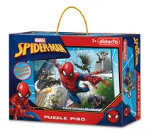 Puzzle Piso Didacta Spiderman 60x44cm Super Resistente