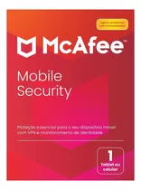 Mcafee Mobile Security Android 1 Dispositivo 1 Ano