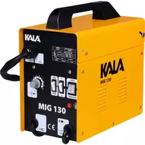 Máquina De Solda Kala Mig 130 Laranja E Preta 50hz/60hz 220v