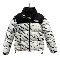 Campera The North Face 1996 Nupset Zebra Blanca