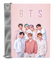 Caderno Personalizada Bts 10 Matéria Capa Dura