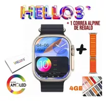 Reloj Smartwatch Hello Watch 3 Ultra Plus Amoled Memoria 4gb