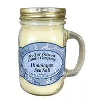Himalayan Sea Salt Scented 13 Ounce Mason Jar Candle