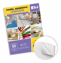 Sticker - Papel Autoadhesivo A4 Para Imprimir - Pack 50