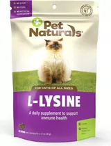 Lisina Masticable Para Gatos Apoyo Inmunologico 60pz