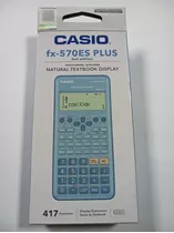 Calculadora Científica Casio Fx-570es Plus/ Azul 417 Funcion