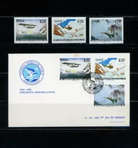 Sellos Postales De Chile. 50 Años Fuerza Aérea De Chile 1980